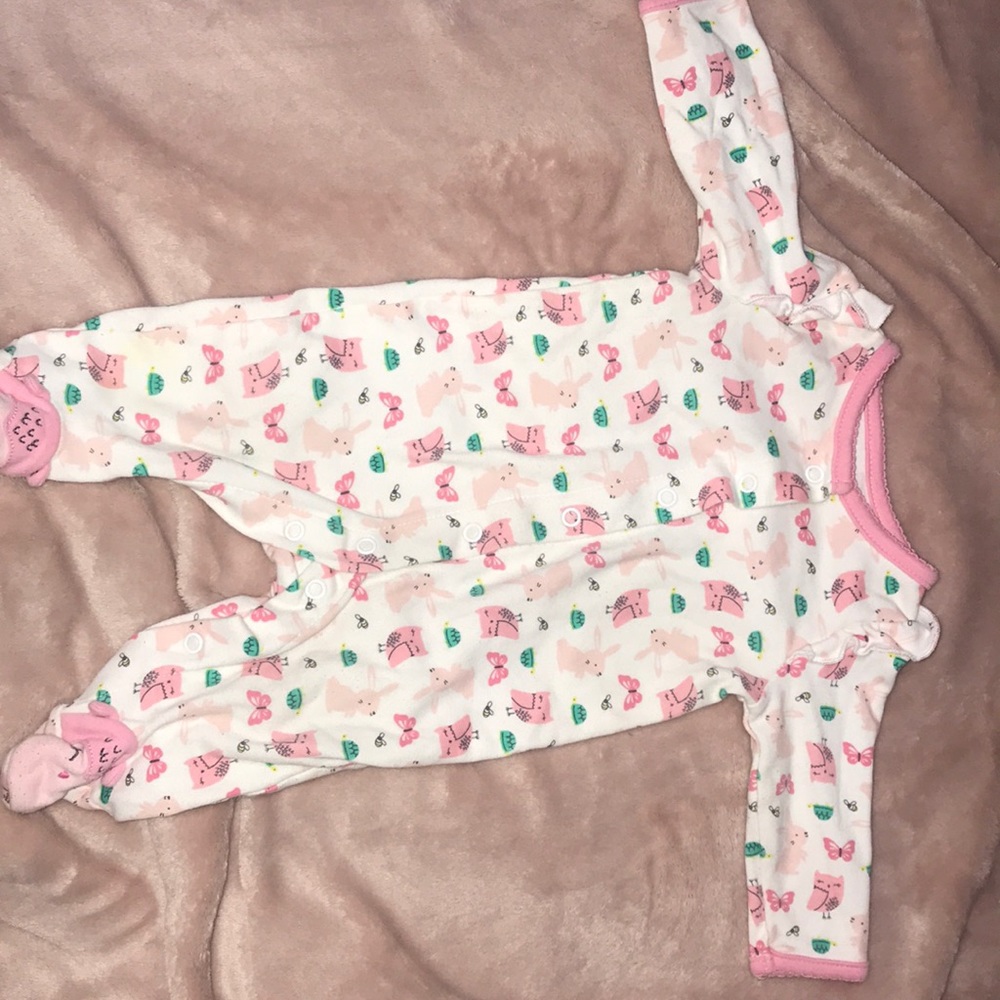 A baby girl onesie